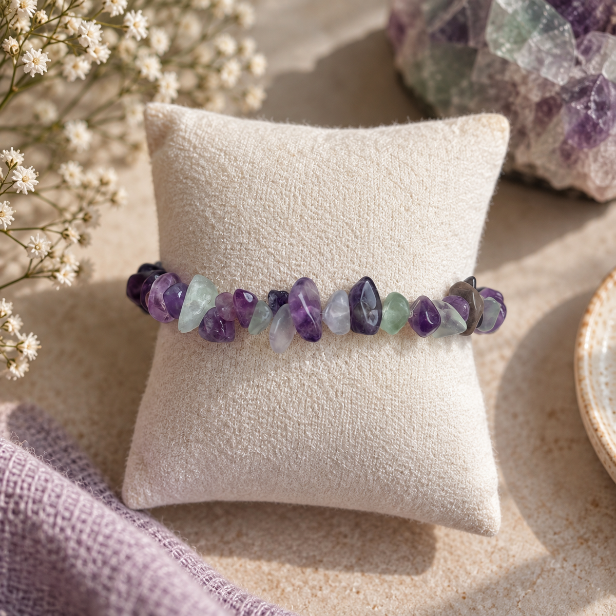 Fluorite Crystal Bracelet — Limited Edition