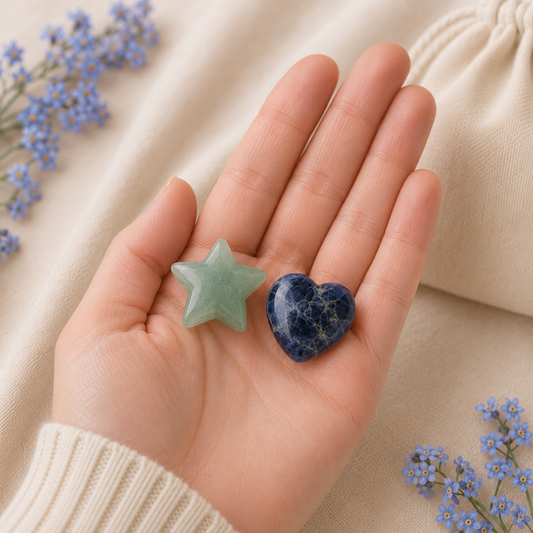 BLOOM Pocket Hug Crystals (AVENTURINE & SODALITE)